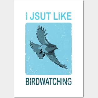 Bird Watching Birds Birding Posters and Art